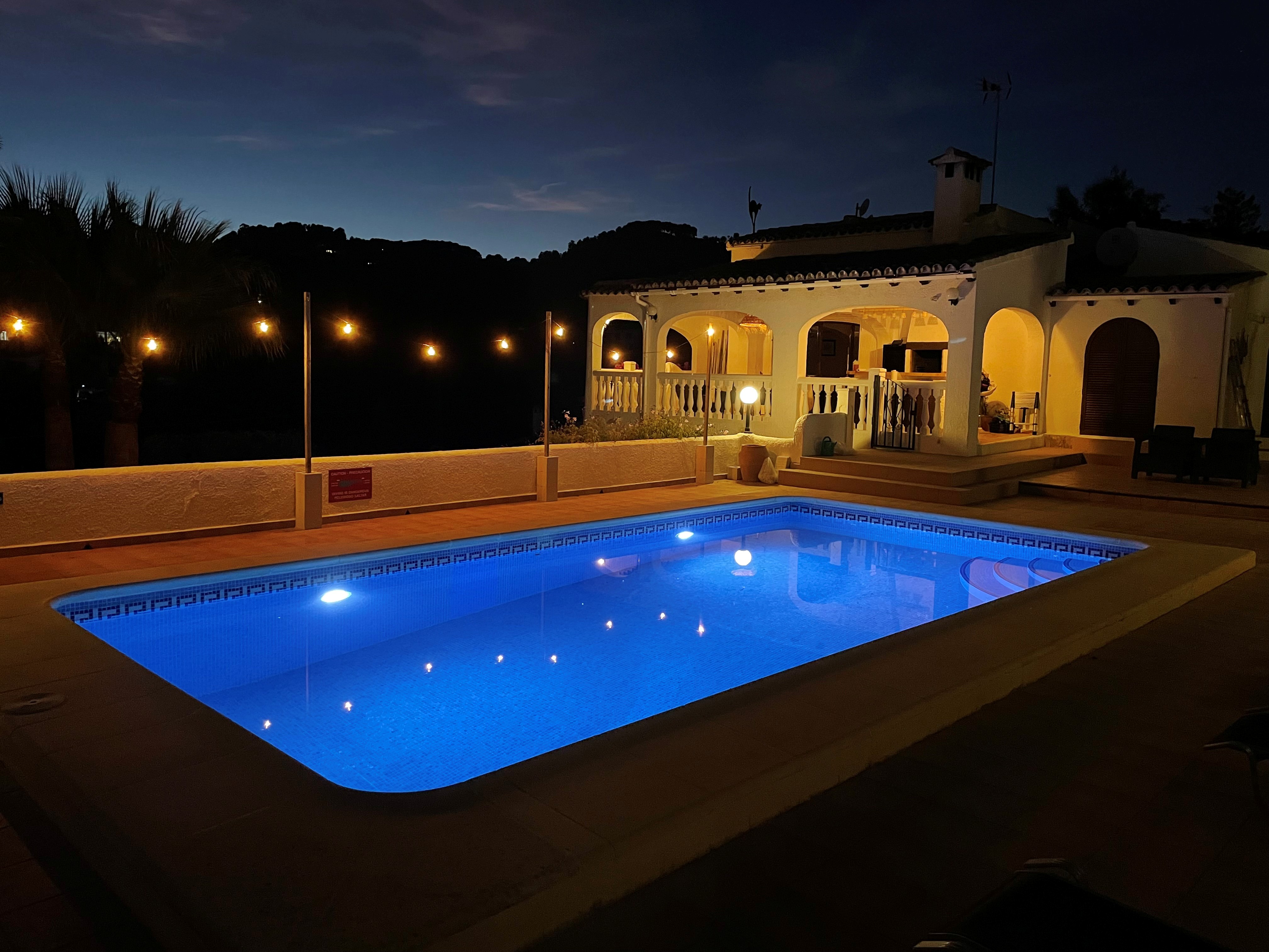Pool by night